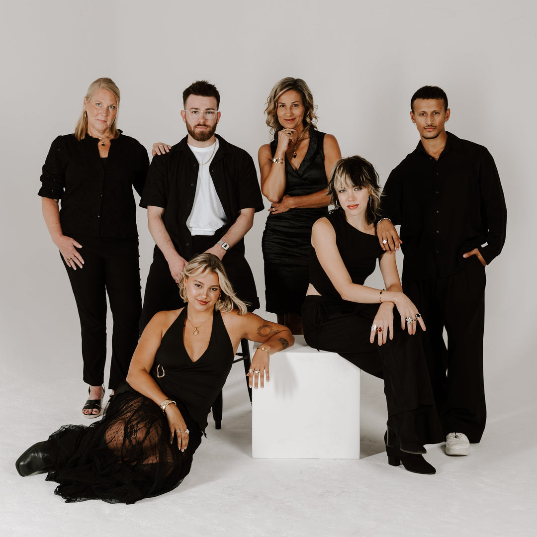Professional Group Photo of Paris Fashion Week Creative Team