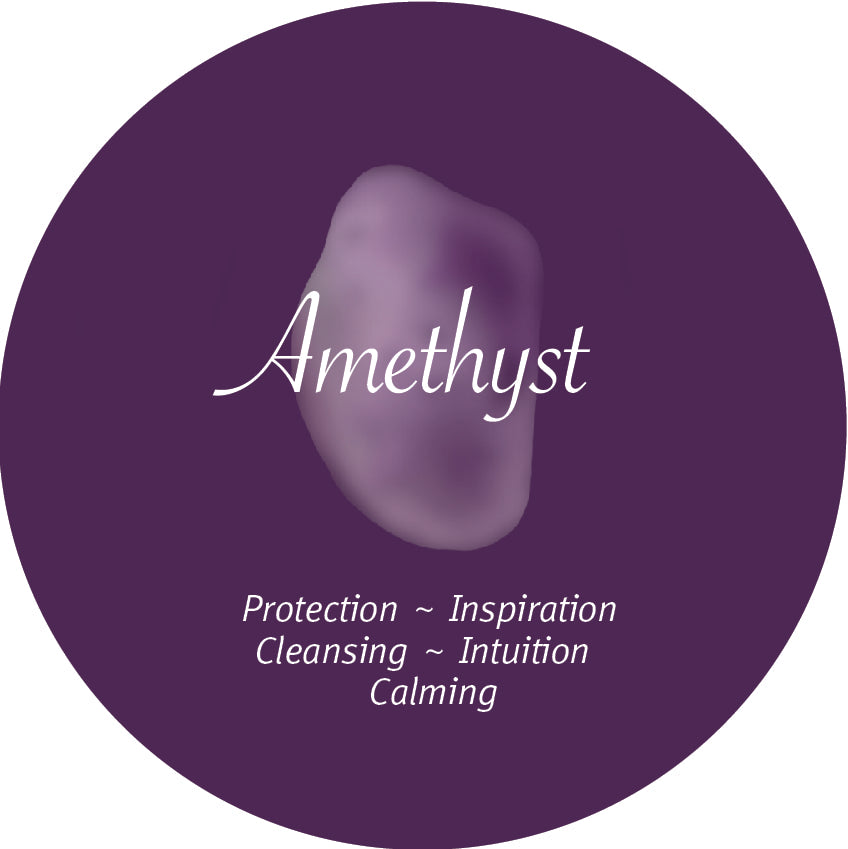 Amethyst Heart-shaped Crystal Element