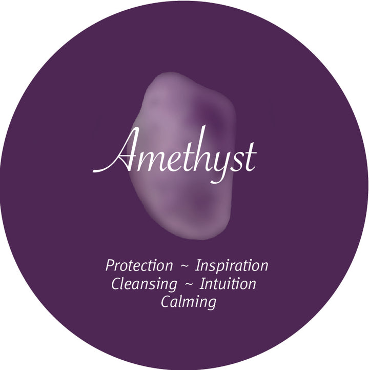 Amethyst Heart-shaped Crystal Element