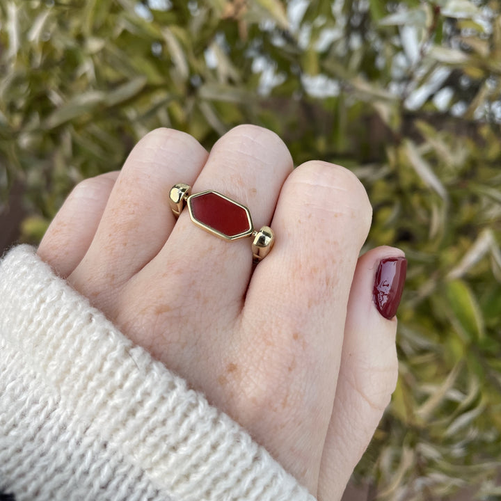 Carnelian HexBar™ Crystal Element