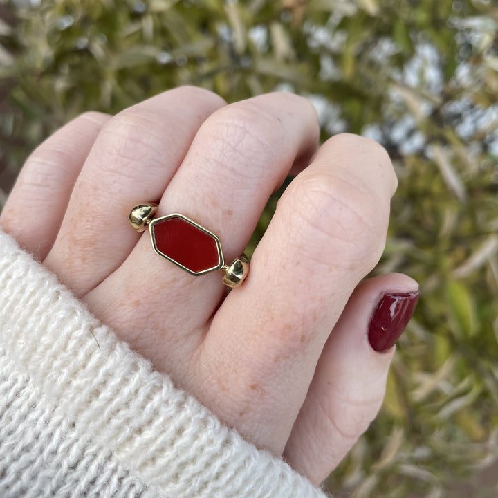 Carnelian HexBar™ Crystal Element