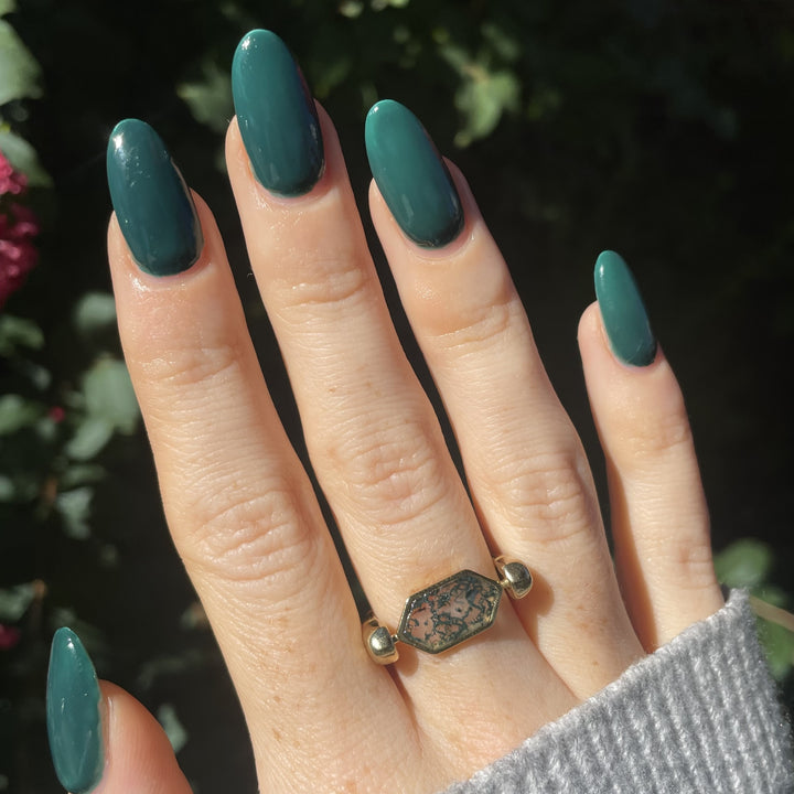 Moss Agate HexBar™ Crystal Element