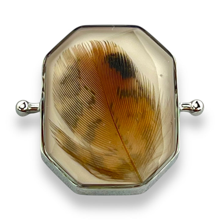 Pheasant Feather Octangle Vessel - Complementary Shop Collab