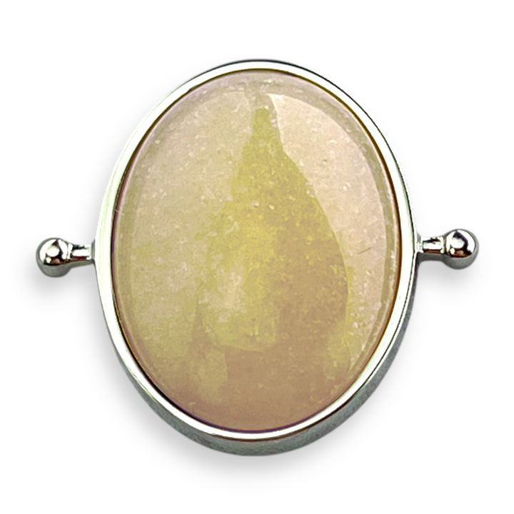 Yellow Aventurine Oval Crystal Element
