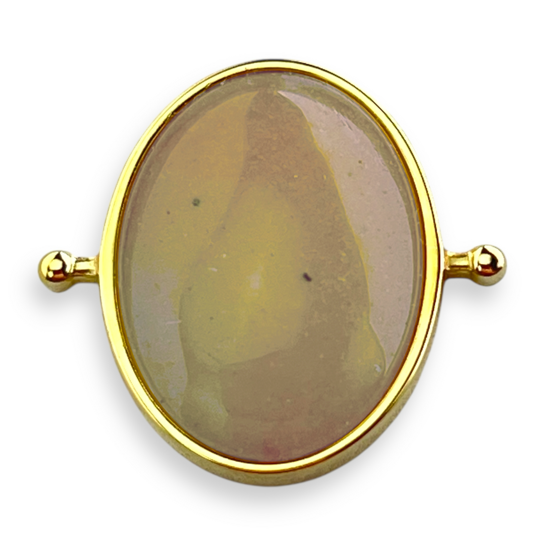Yellow Aventurine Oval Crystal Element
