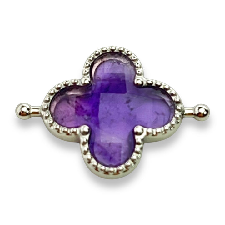 Amethyst Quatrefoil Crystal Element