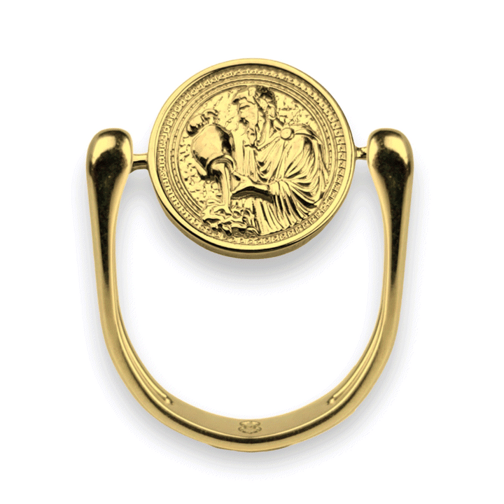 Luxe Gold Zodiac Fidget Ring