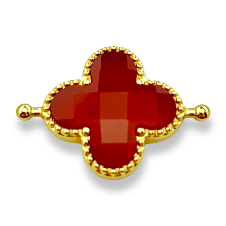 Carnelian Quatrefoil Crystal Element
