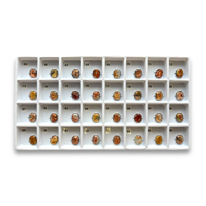 Choose Your Own Crazy Jasper Octangle – Silver