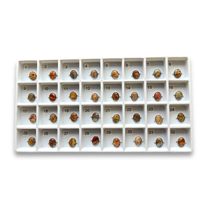 Choose Your Own Crazy Jasper Oval – Silver