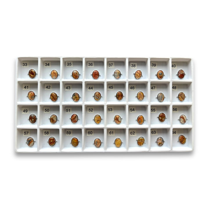 Choose Your Own Crazy Jasper Oval – Silver