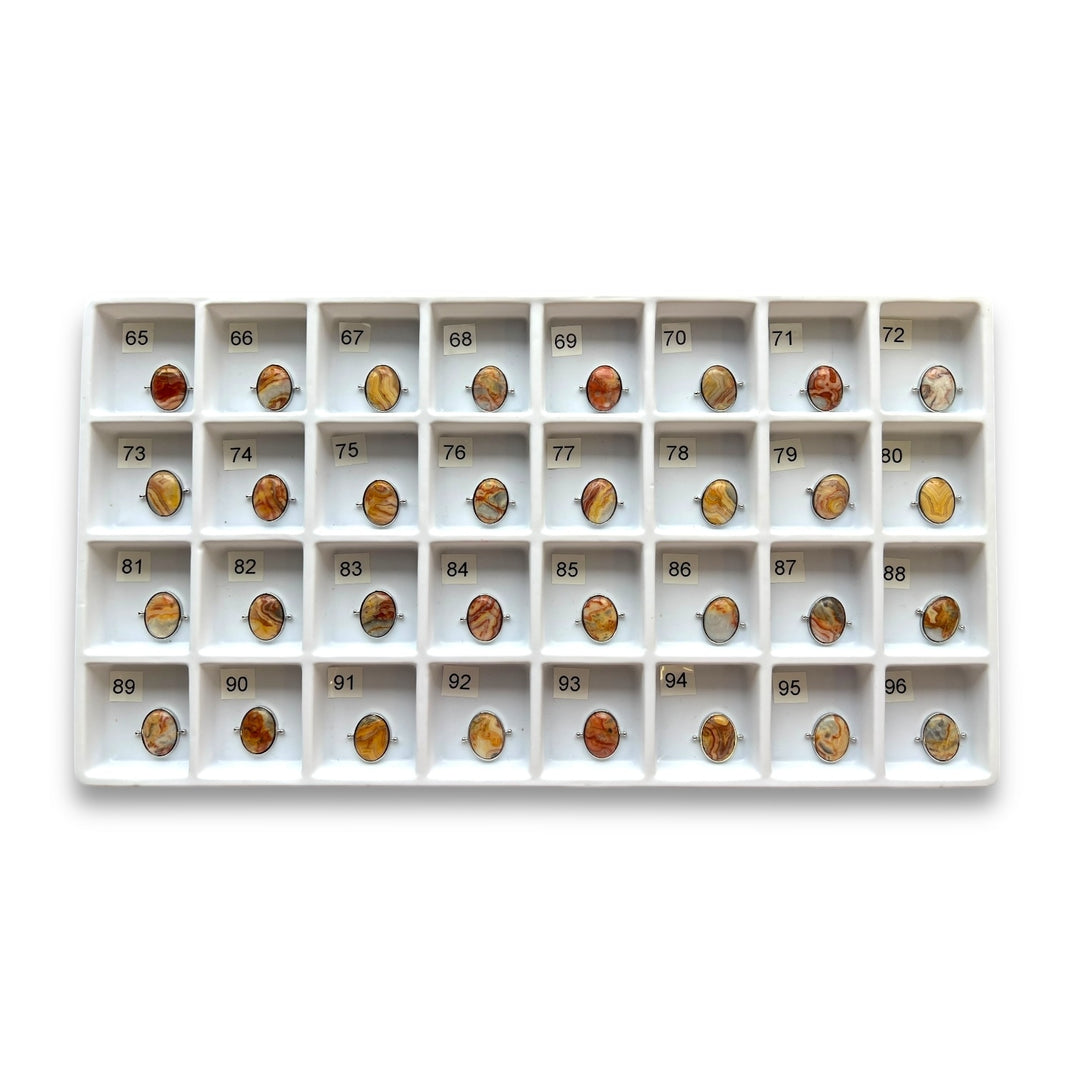 Choose Your Own Crazy Jasper Oval – Silver