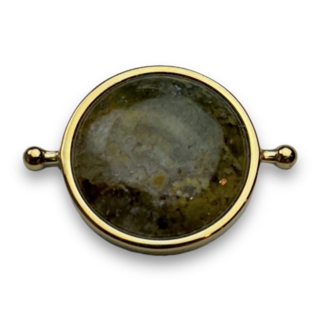 Fisheye Agate Round Crystal Element