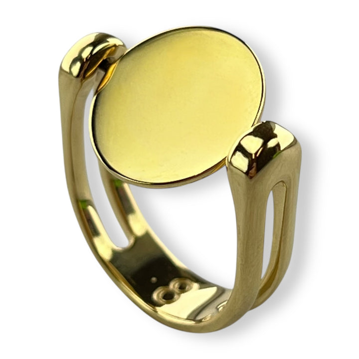 Gold Shape Fidget Ring
