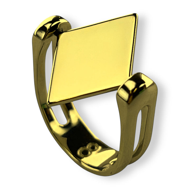 Gold Shape Fidget Ring
