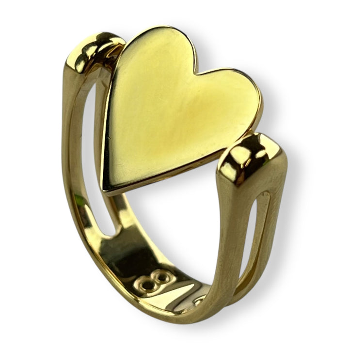 Gold Shape Fidget Ring