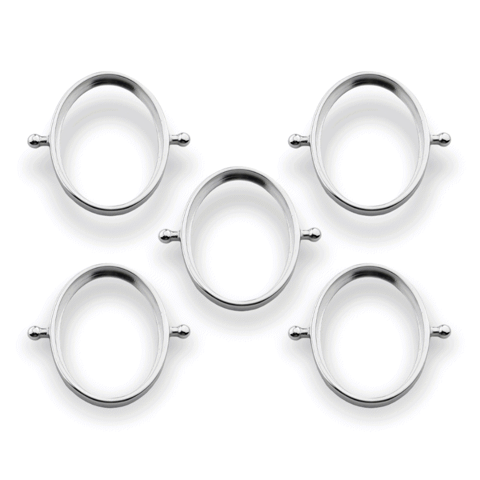 DIY Oval Element Bezel - Bulk