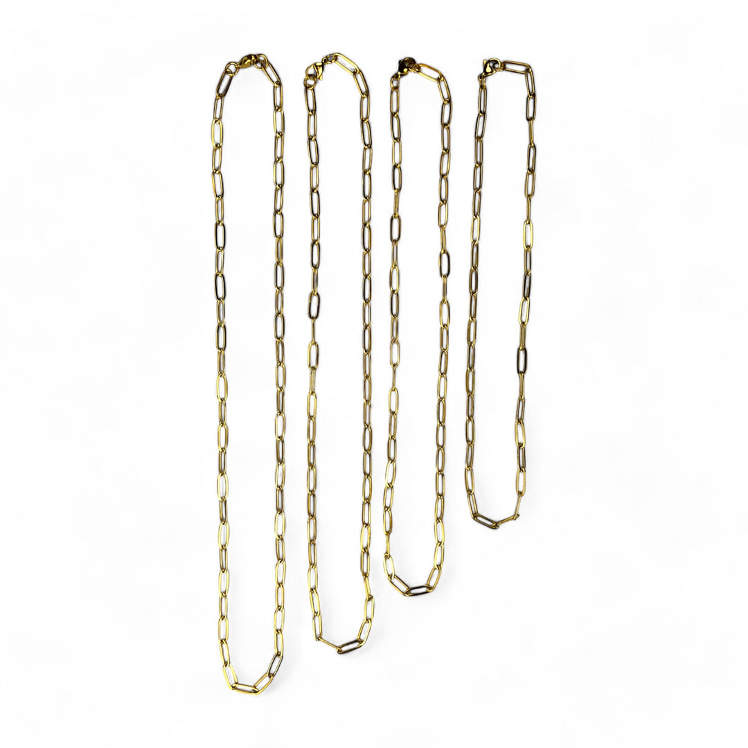 Paperclip Layering Necklace Chain