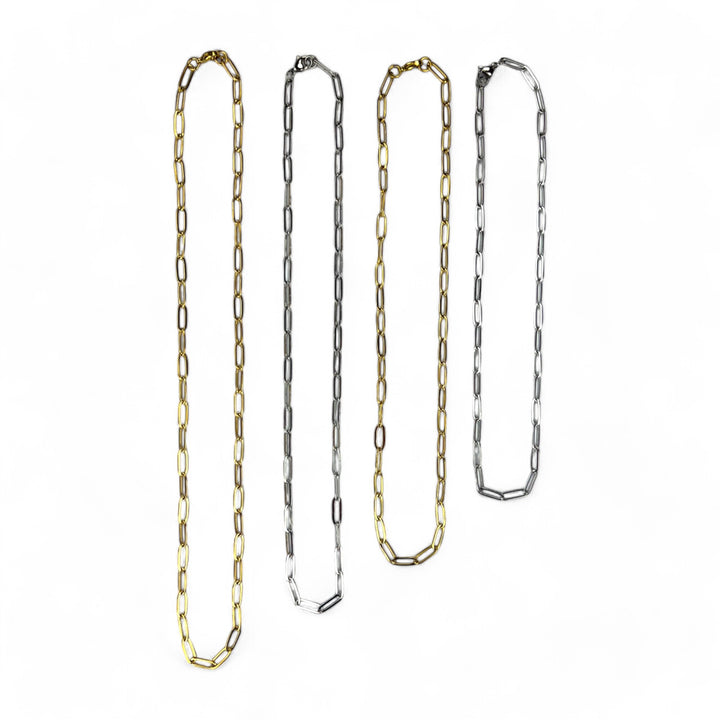 Paperclip Layering Necklace Chain