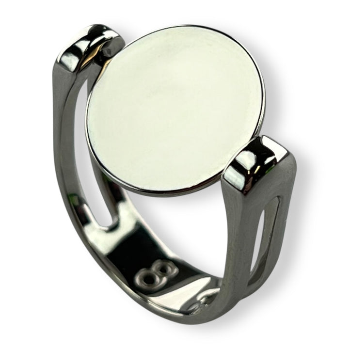 Silver Shape Fidget Ring