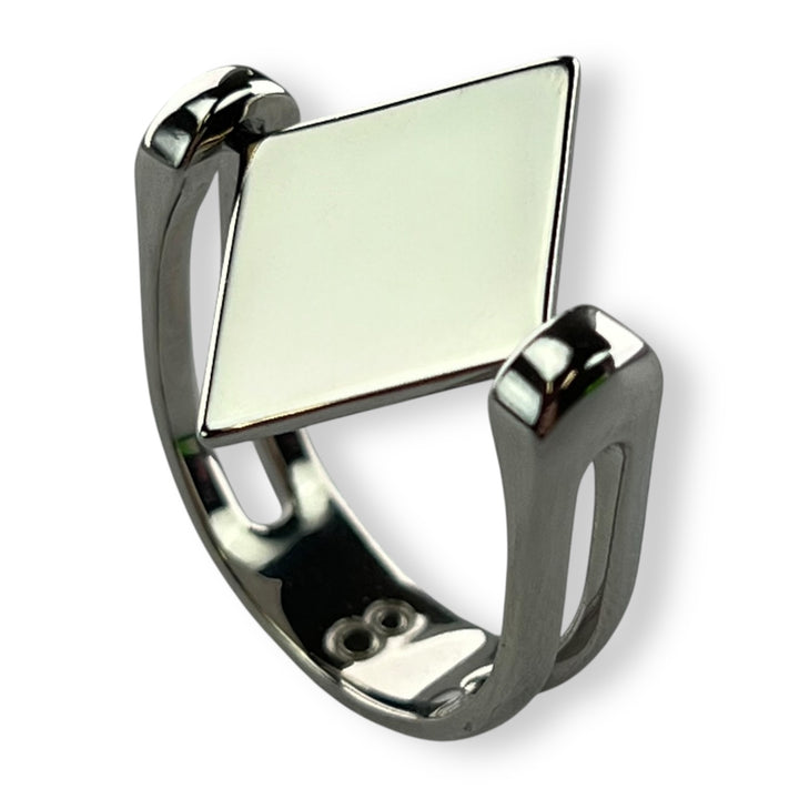 Silver Shape Fidget Ring