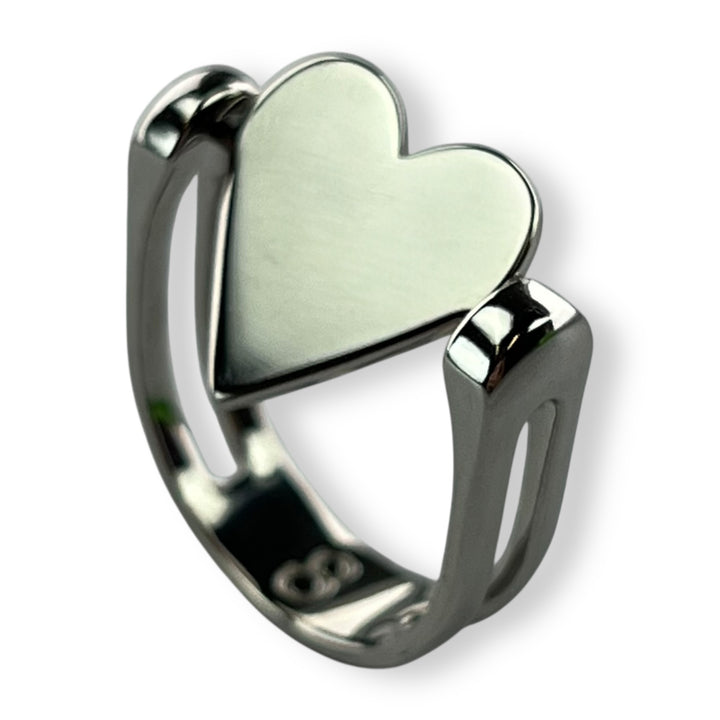 Silver Shape Fidget Ring