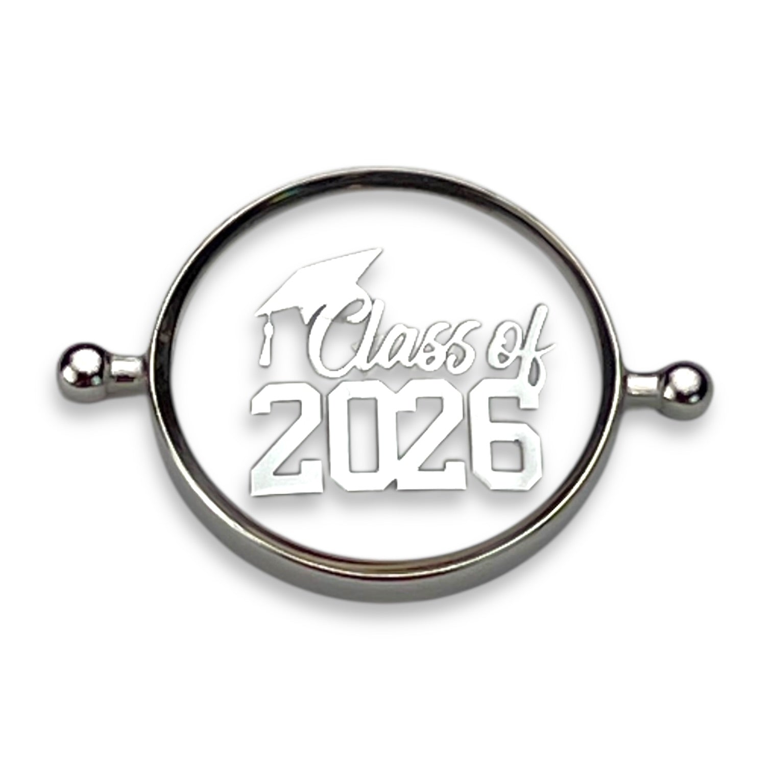 Class of 2026 Round Element | Graduation Jewelry