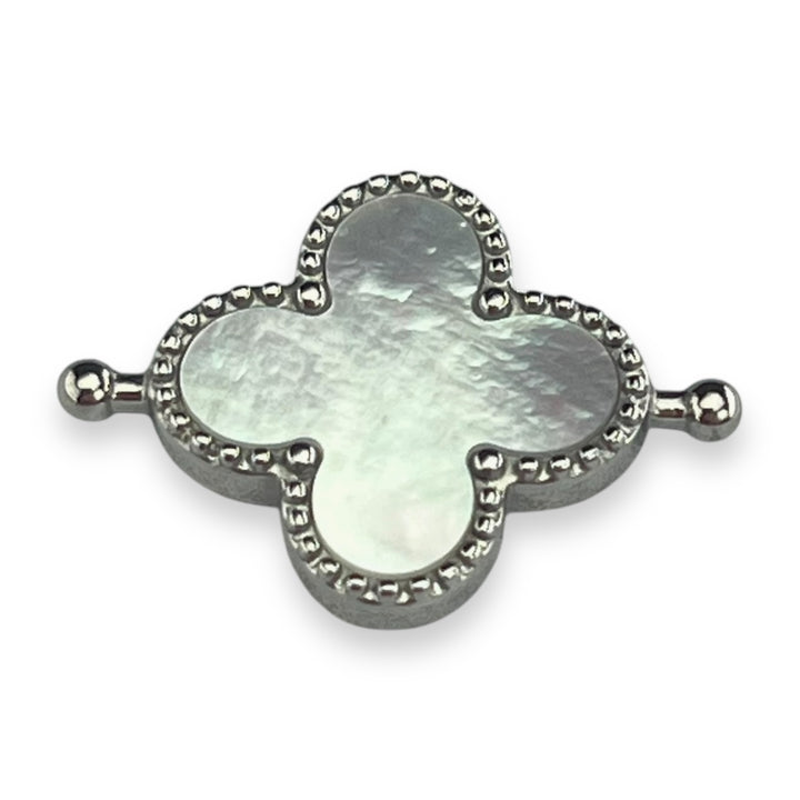 Mother of Pearl Quatrefoil Crystal Element