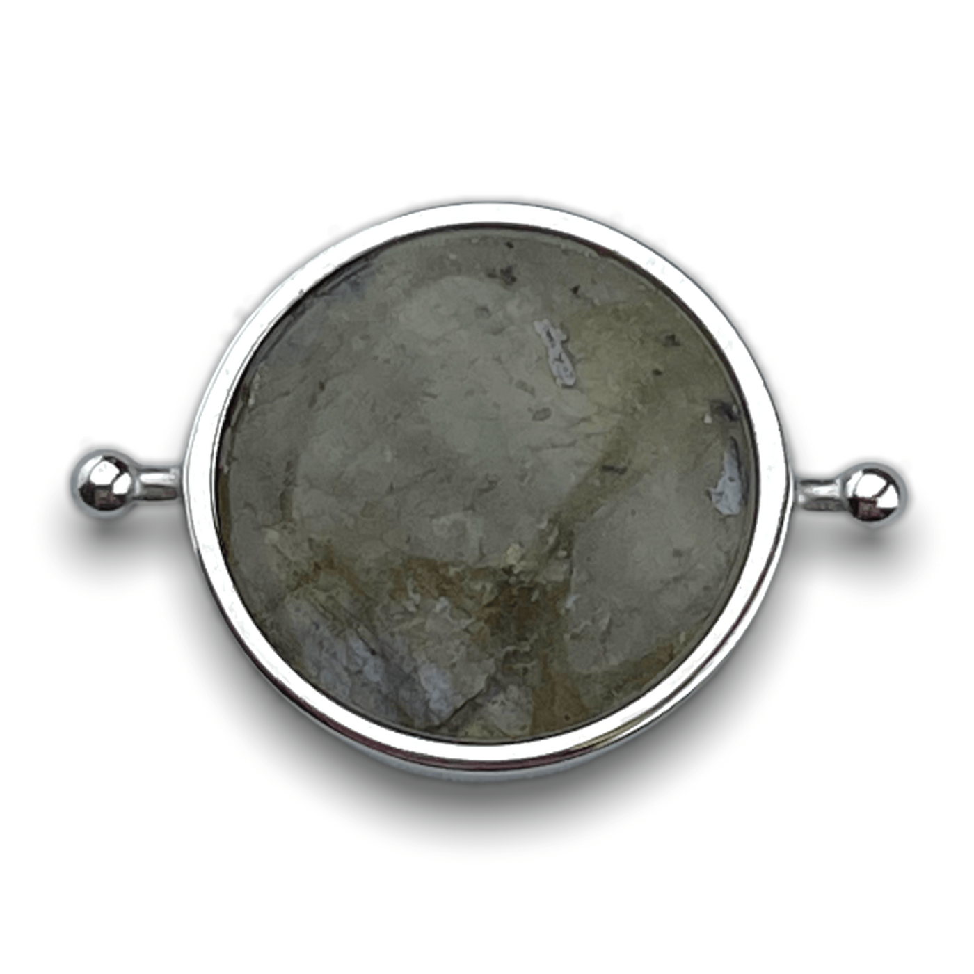 Labradorite Round Crystal Element (standard grade – no labradorescence/flash)