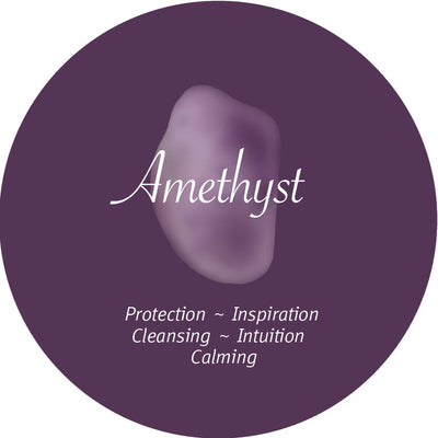 Amethyst Round Crystal Element