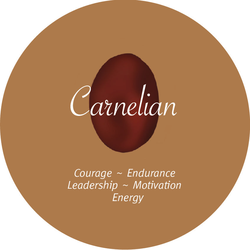 Carnelian Round Crystal Element