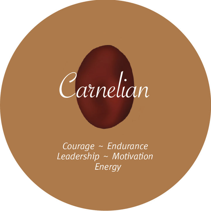 Carnelian Round Crystal Element