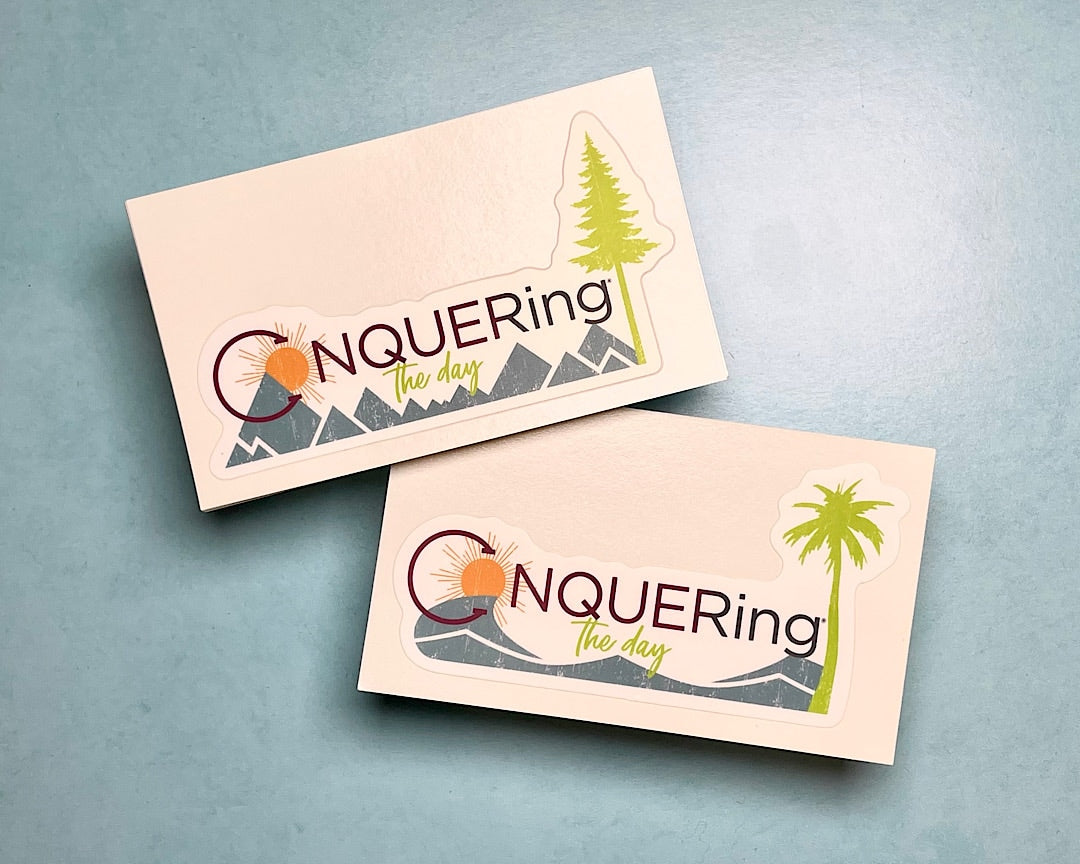 "CONQUERing the day" scene stickers