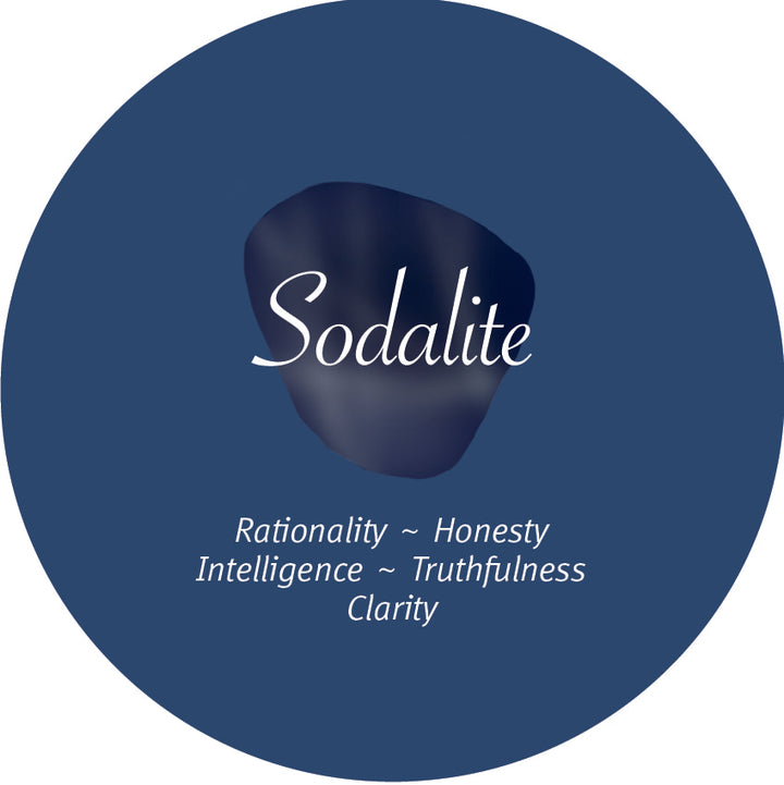 Sodalite Worry Stone Element