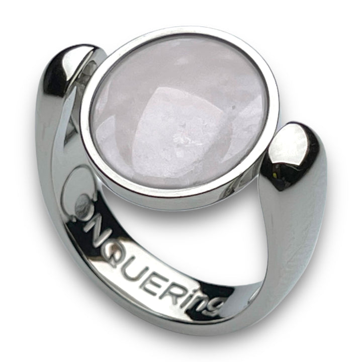 Silver AlaDune™ Crystal Fidget Ring