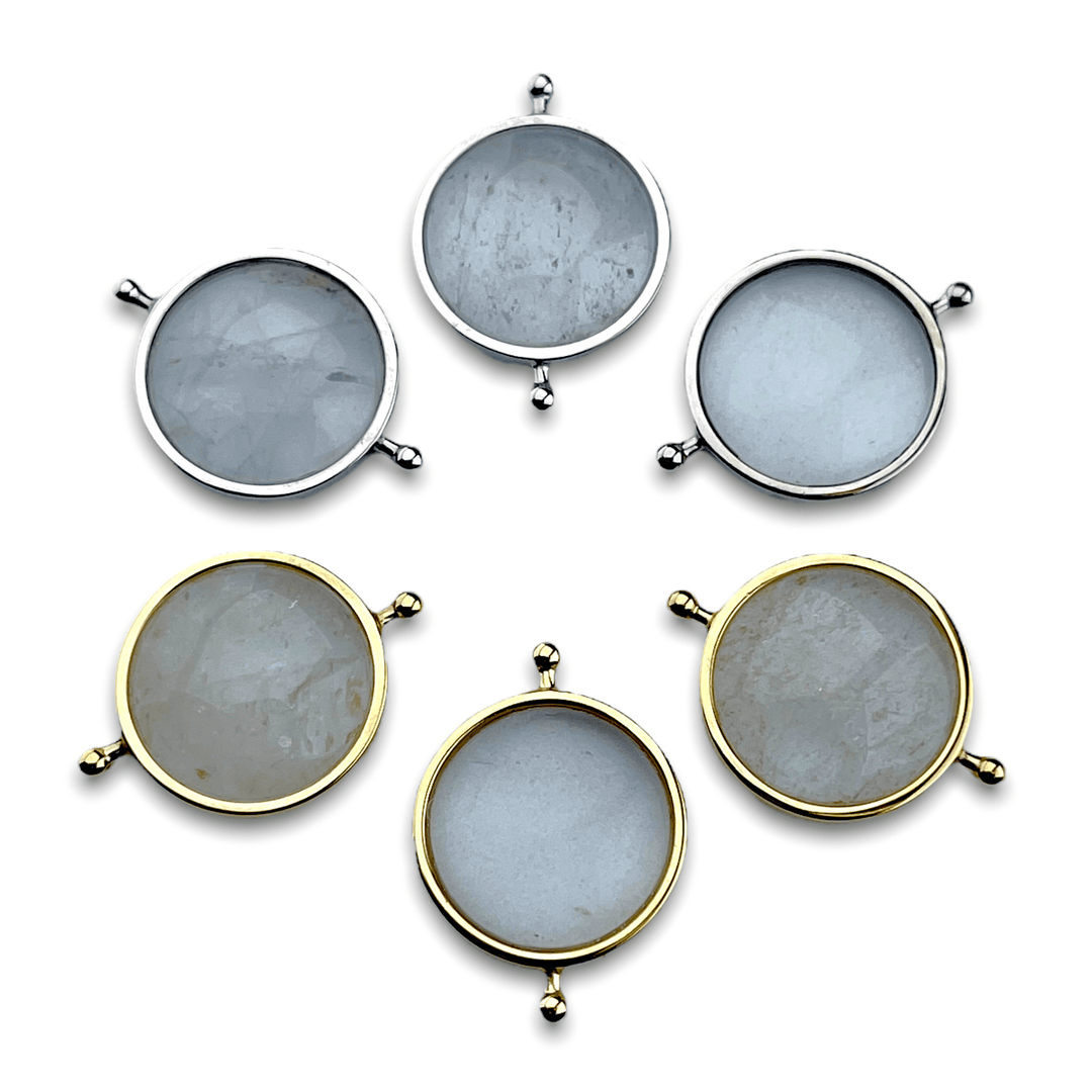 Clear Quartz Round Crystal Element