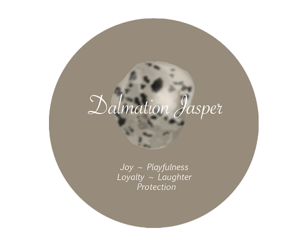 Dalmatian Jasper Round Crystal Element