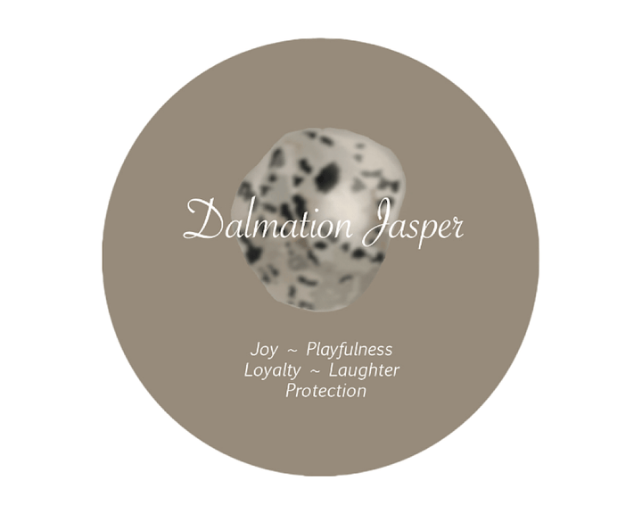 Dalmatian Jasper Round Crystal Element