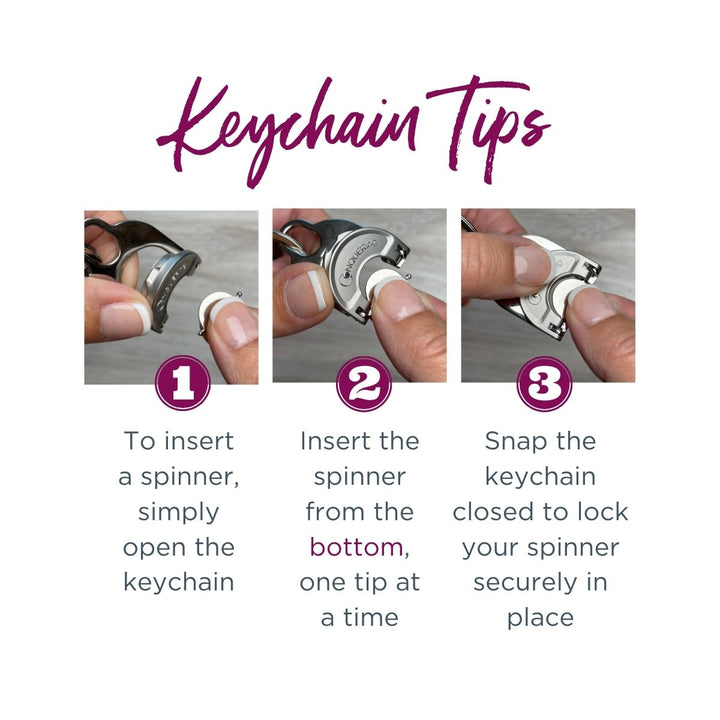 Pick-your-Symbol Fidget Keychain