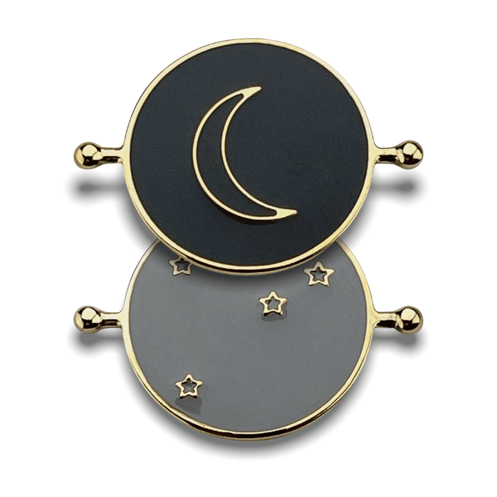 Moon & Stars Symbol Chroma Flip Element (spin to combine)