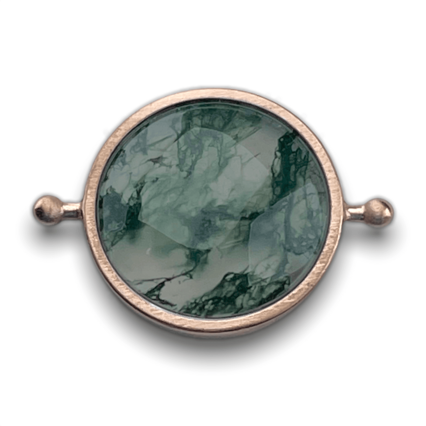 Moss Agate Round Crystal Element