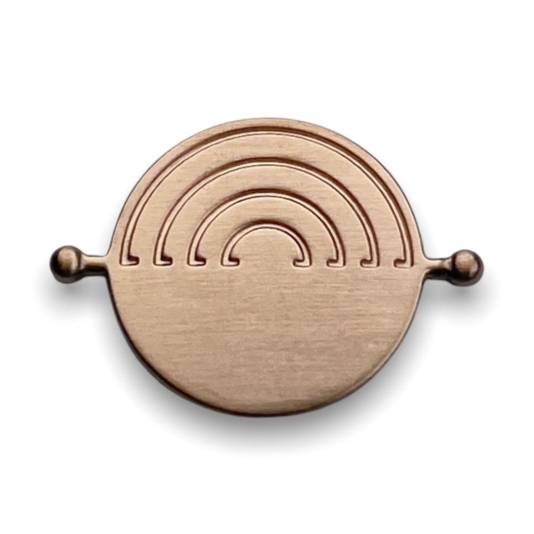 Rose Gold Rainbow Symbol Element (spin to combine)