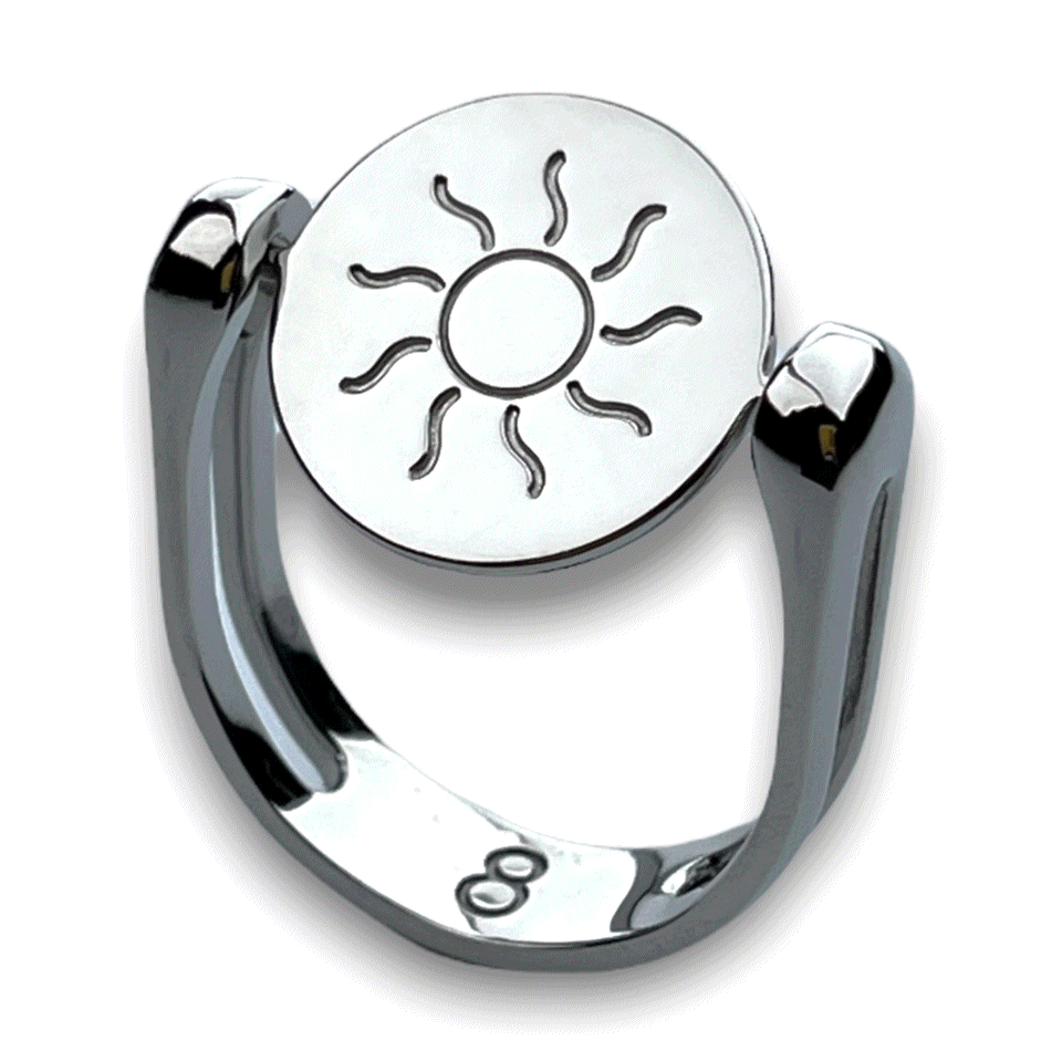 Fidget Jewelry Focus Fidget Ring Sun Fidget Ring CONQUERing