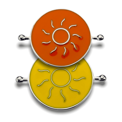 Sun Symbol Chroma Flip Element (spin to combine)