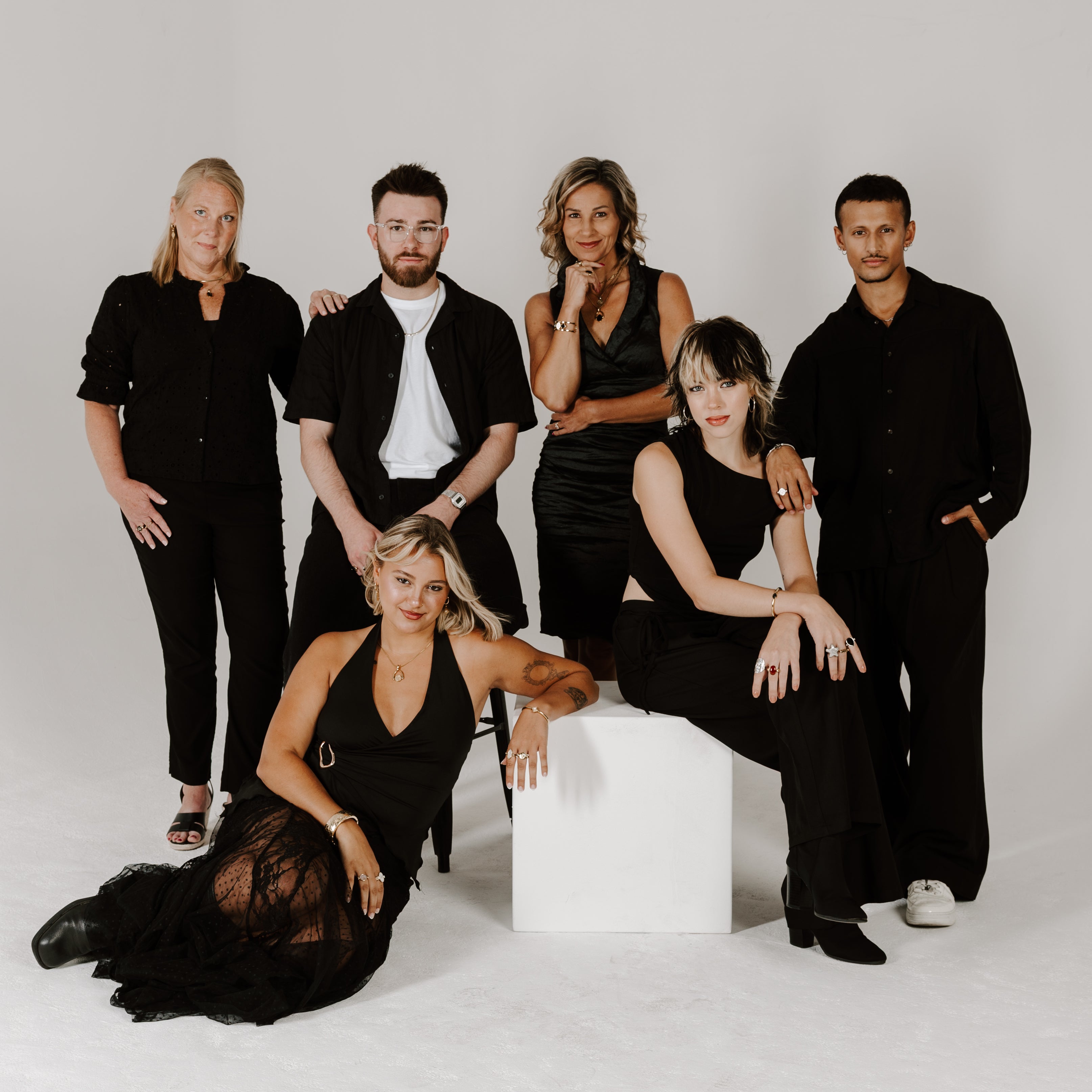 Professional Group Photo of Paris Fashion Week Creative Team