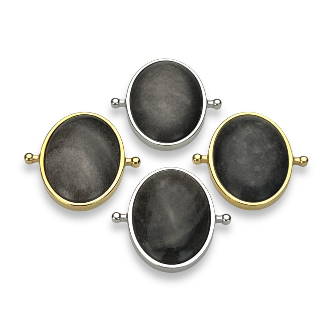 Hypersthene Oval Crystal Element