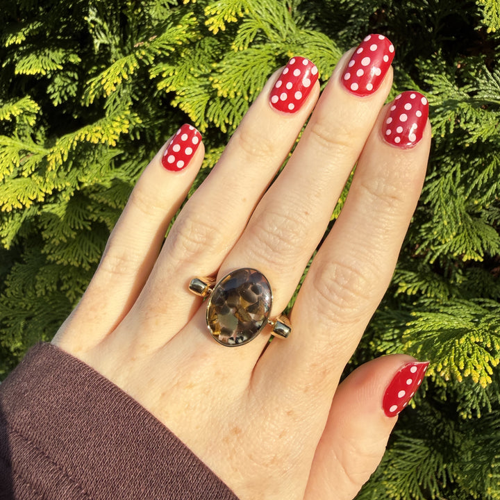 Kalahari Oval Crystal Confetti Encapture™ Element
