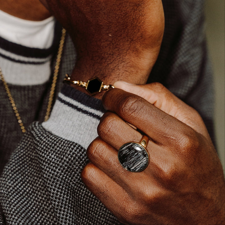 Black Picasso Jasper Echelon Crystal Element – Studio Line