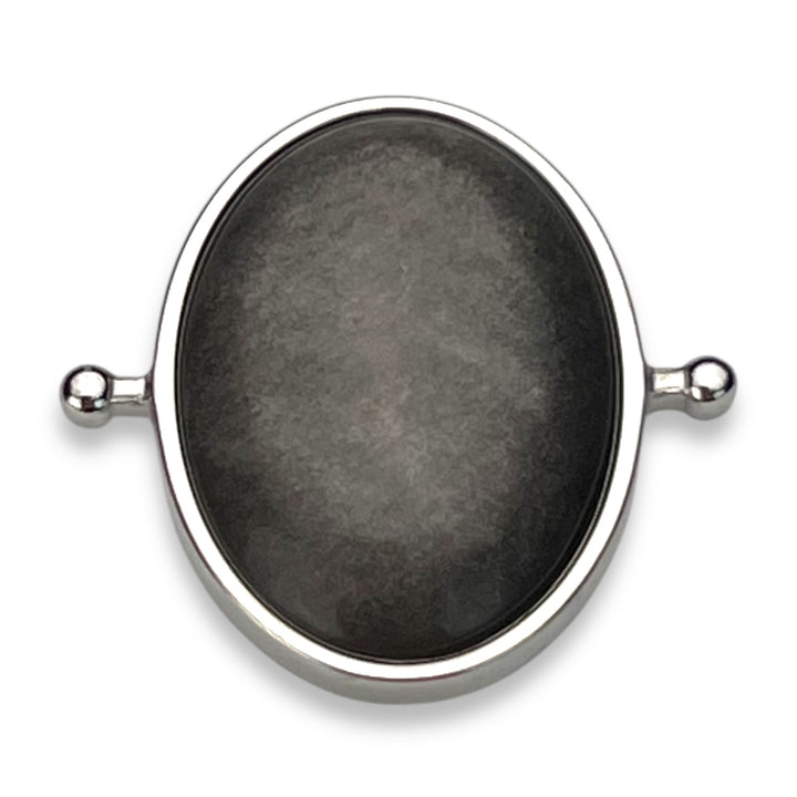 Hypersthene Oval Crystal Element