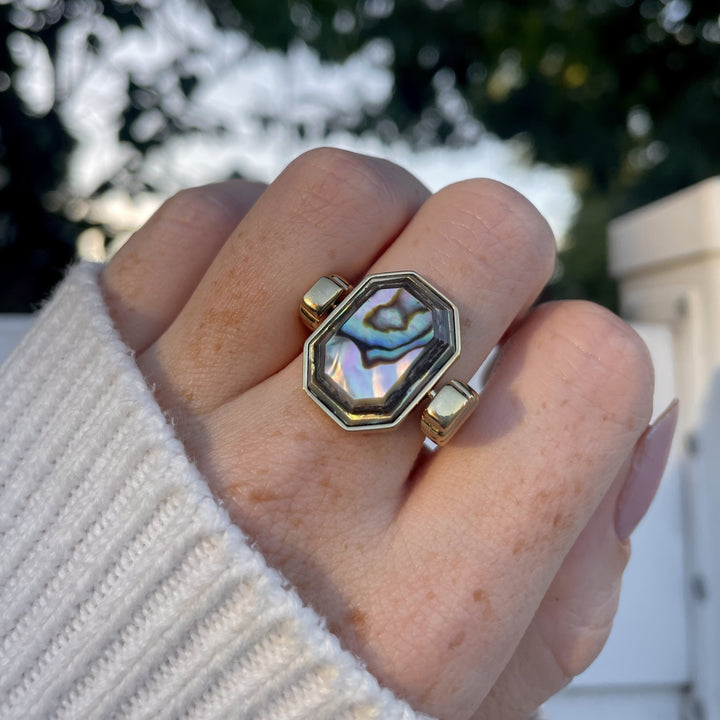 Abalone Shell Octangle™ Crystal Element